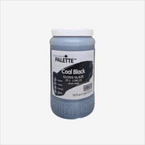Glerungur lágbrenndur Amaco TP-01 Coal Black