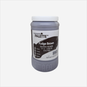 Glerungur lágbrenndur Amaco TP-32 Fudge Brown