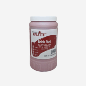 Glerungur lágbrenndur Amaco TP-58 Brick Red