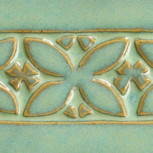 Glerungur hábrenndur Amaco PC-25 Textured Turquoise - Image 3