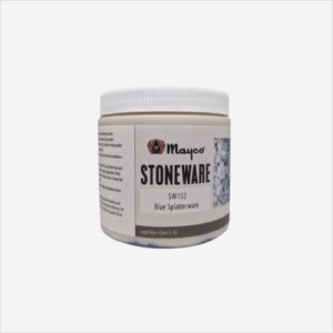 Steinleirsglerungur hábrenndur -Blue Splatterware SW-152