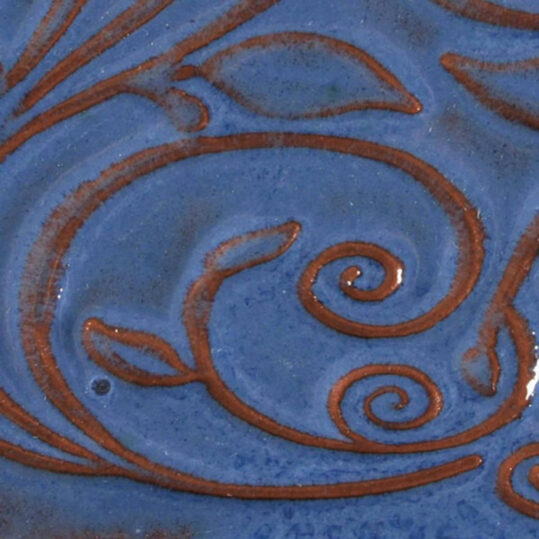 Lágbrenndur glerungur AMACO O-23 Sapphire Blue - Image 3