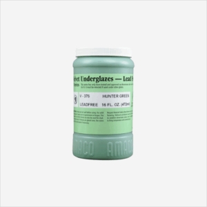 Hunter Green Underglaze V-376 Amaco