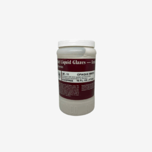 Lágbrenndir glerungar frá Amaco – LM-11 Opaque white