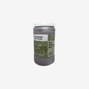 Glerungur lágbrenndur AMACO O-42 Moss Green