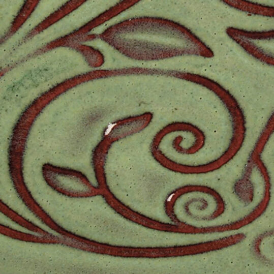 Glerungur lágbrenndur AMACO O-42 Moss Green - Image 3