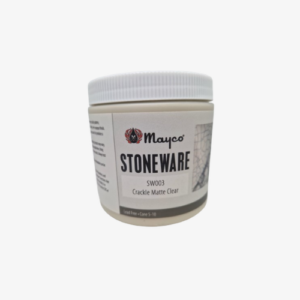 Steinleirsglerungur hábrenndur - SW-003 Crackle Matte Clear